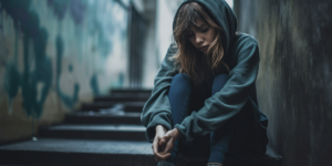 a young woman struggles with prescription drug addiction