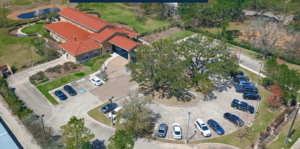 Houston full property aerial image