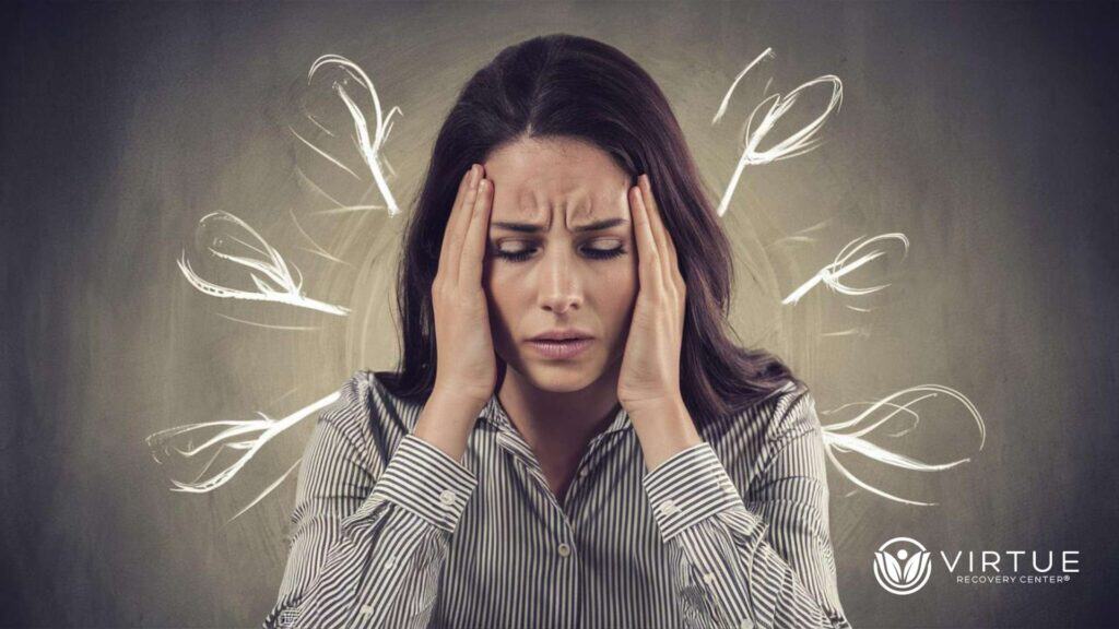 Woman Suffering From Withdrawal Symptoms | Virtue Recovery Houston Woman Suffering From Withdrawal Symptoms